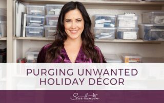Purging Unwanted Holiday Decor title