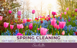 Spring Cleaning isn’t about decluttering, it’s About Quieting the Noise