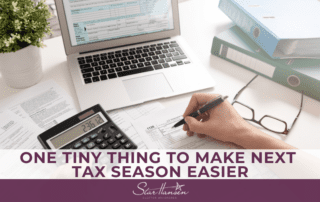 One tiny thing to make next tax season easier