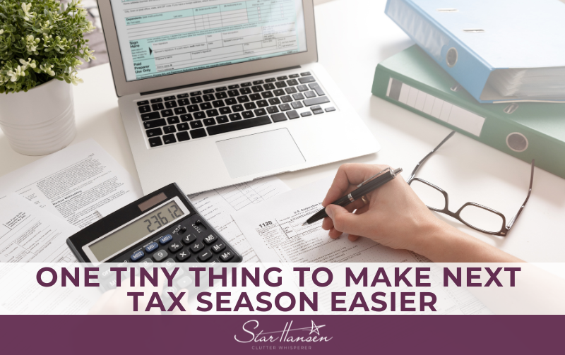 One tiny thing to make next tax season easier